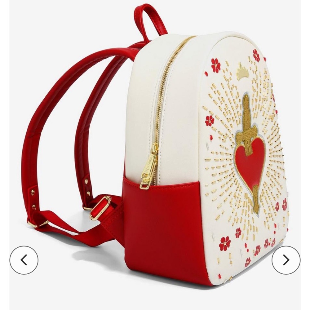 *NWT* Loungefly Disney Villians Bundle Snowwhite Dagger mini-backpack + Lanyard - Picture 5 of 13